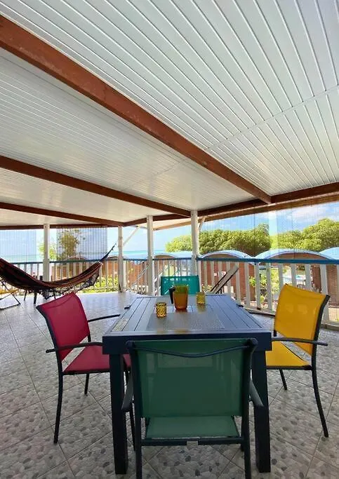 Apartment Trois Rivieres T2 Avec Grande Terrasse Ombragee Vue Mer Sainte-Luce